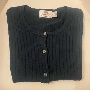 TOCCA Women’s Navy Ribbed Cardigan